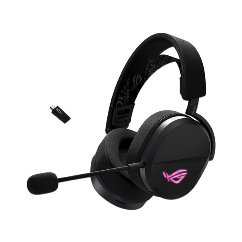 AUDIFONOS ASUS (A501 ROG PELTA/BLK) ROG PELTA WIRELESS, C/MIC, 60HRS, NEGRO