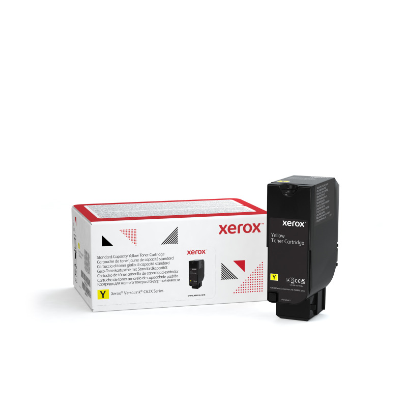 TONER XEROX AMARILLO 006R04623, CAPACIDAD ESTANDAR, 6K, PARA C620/C625