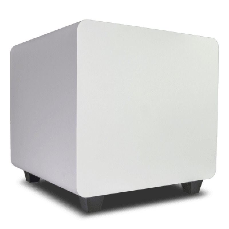 Subwoofer Activo de 10in | Diseño DownFiring | 300W RMS | Recinto Sellado | Acabado Blanco