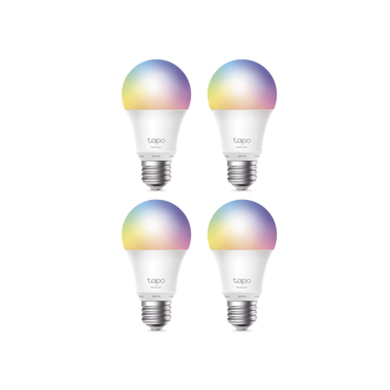 Kit 4 Focos WIFI Multicolor Intensidad y Color Regulables Comandos de Voz Mediante Amazon Alexa/Google Assisten