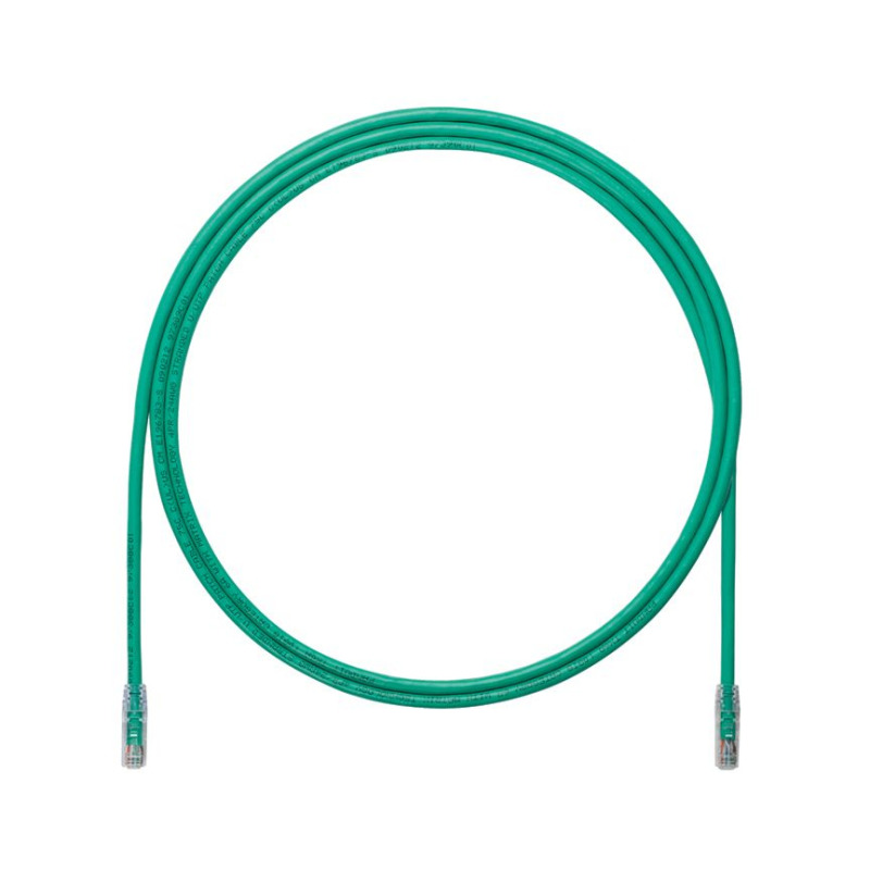 Cable de Parcheo UTP Cat6A 24 AWG CM Color Verde 20ft