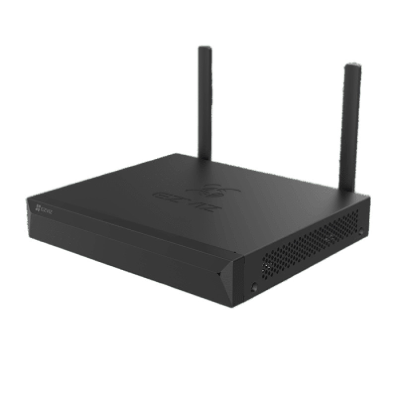 NVR 3K 5 Megapixel  / Conexión 4 Cámaras / 2 antenas WiFi / Compresión H265 / Almacenamiento hasta 8TB / Salida HDMIVGA / WiFi 100m / Compatible ONVIF