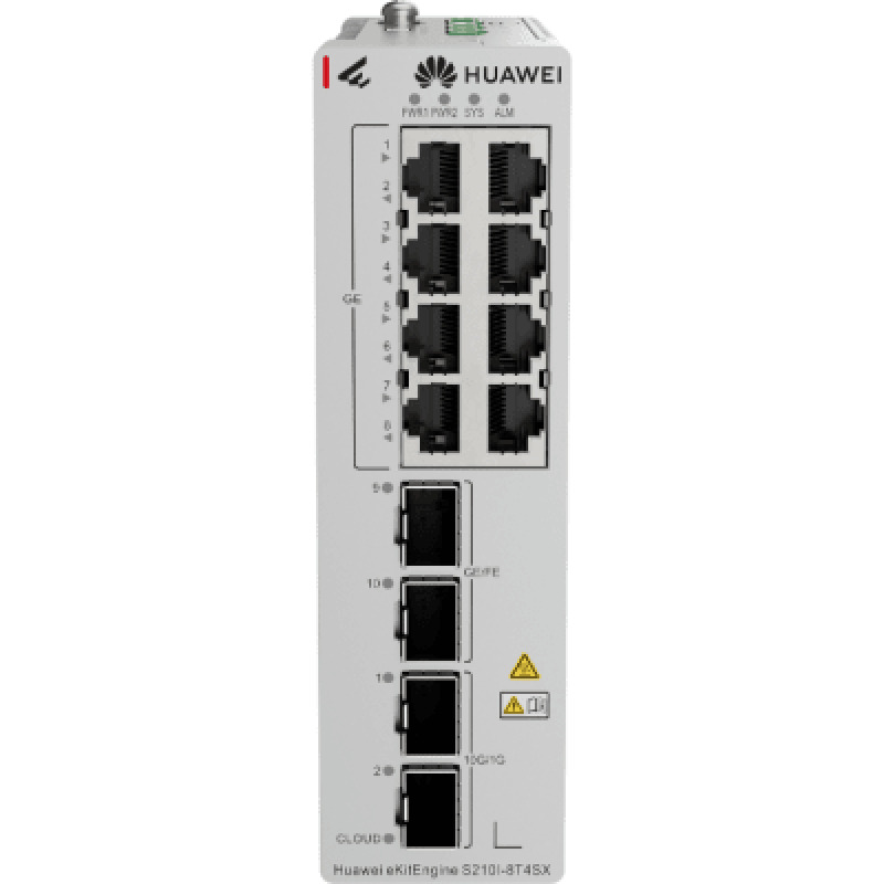 Switch Industrial eKit / 8 Puertos Gigabit  2 SFP  2 SFP / Montaje en Riel DIN / Fuente Redundante 11  96 a 50 VCD / Libre de licenciamiento / Gestión gratuita desde la Nube