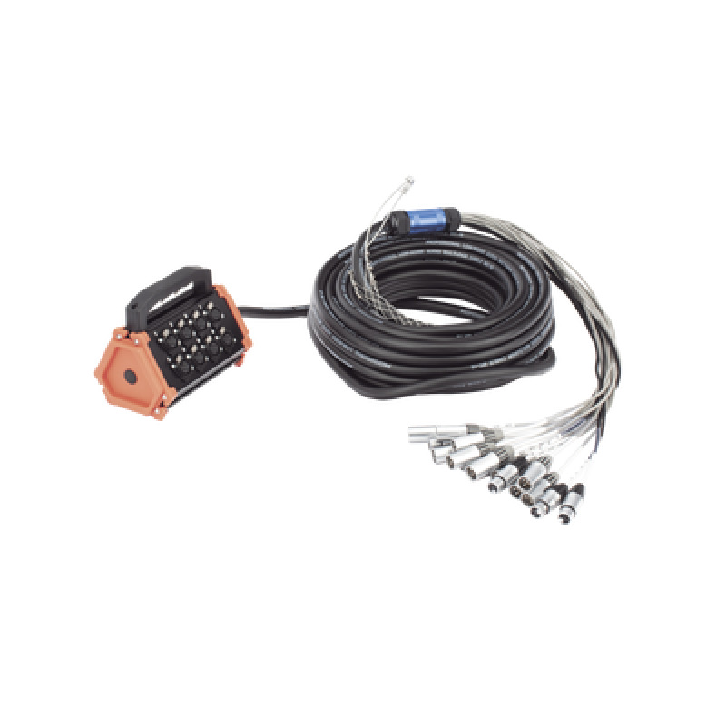 Stagebox 124 canales 4 extremos son SCMM3 los otros 12 extremos son SCMF3