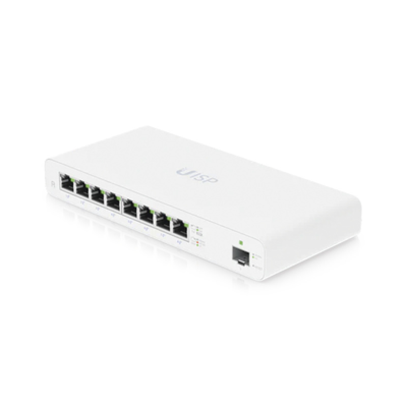 UISP Router Gigabit PoE Pasivo con 8 Puertos para Implementaciones MicroPoP y Redes Seguras