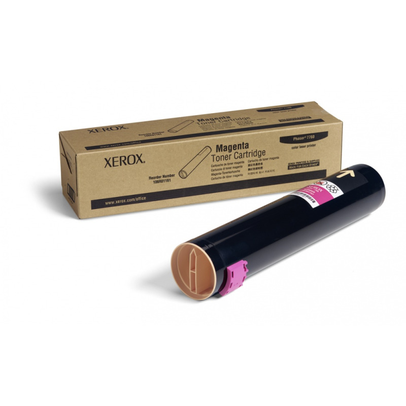 TONER XEROX 106R01161 MAGENTA P/PHASER 7760