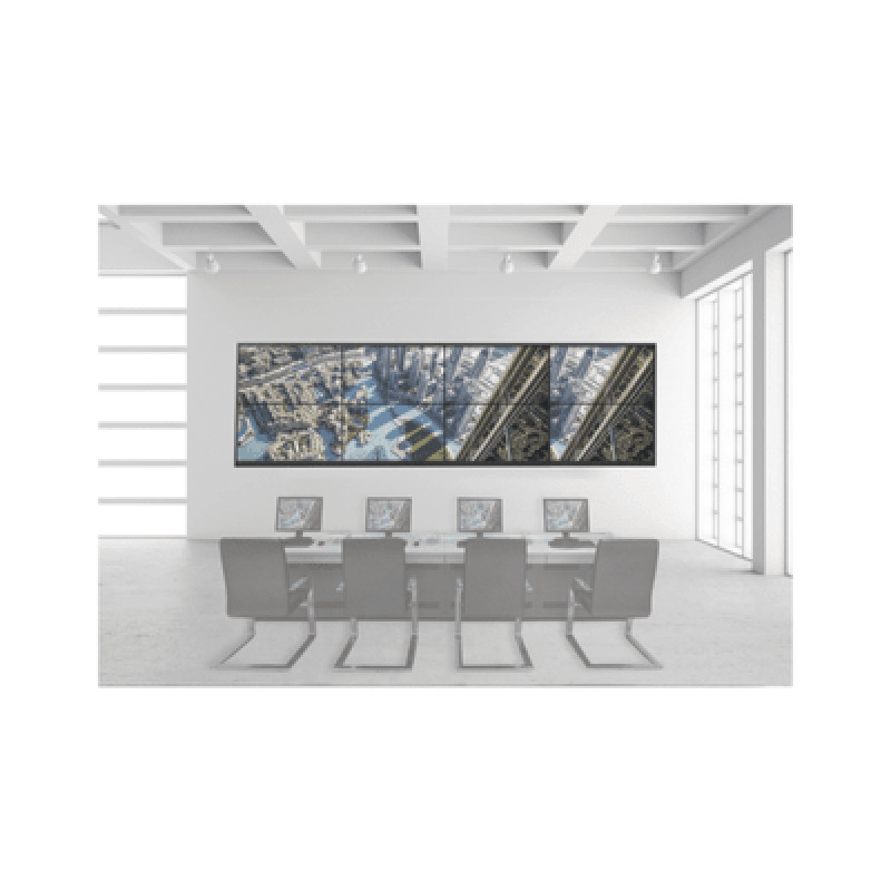 Kit Videowall 4x2 / Incluye 8 Pantallas de 55 / Decoder / Base de Pared