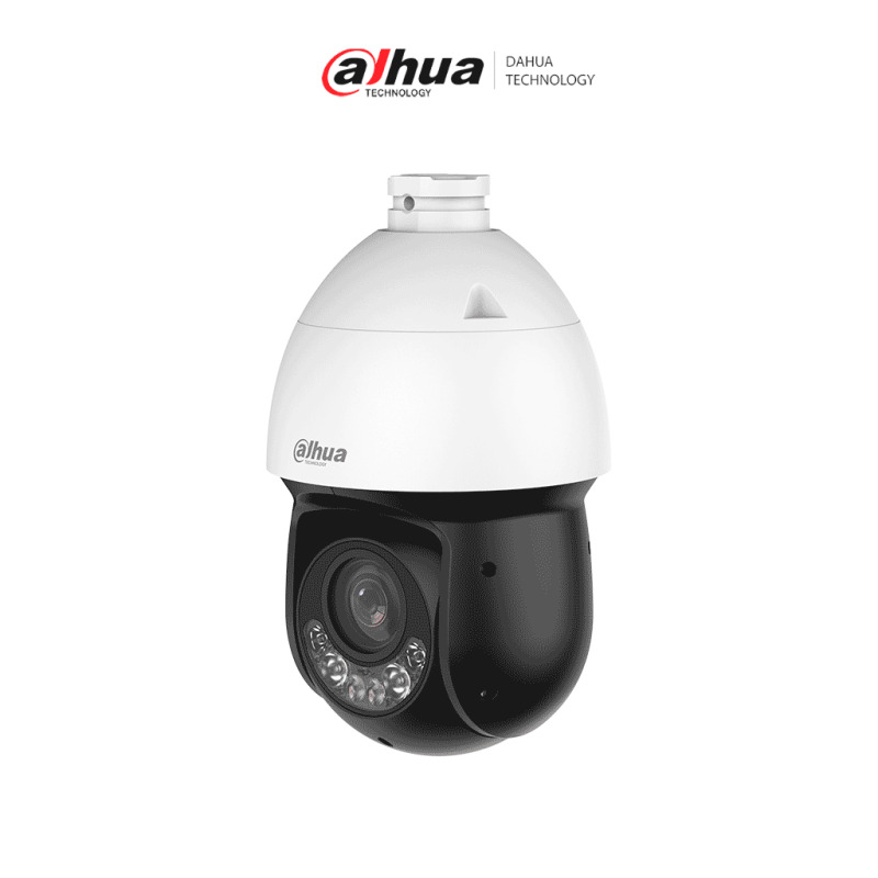 DAHUA  DH-SD4D425MB-HNR- Cámara IP PTZ de 4MP/25x/ IR 100/ 50m luz cálida/ WizSense, detección facial/ Autotracking/ AcuPick/ Protección perimetral/ Iluminador dual Inteligente/SMD 4.0, WDR real, E/S de audio y alarmas/ ranura MicroSD/ IP67/PoE/