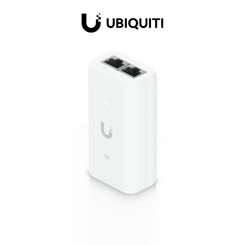 Inyector / Adaptador POE UniFi UPOE 48 VDC 032 A hasta 15W puerto Gigabit ideal para equipos UniFi incluye cable AC
