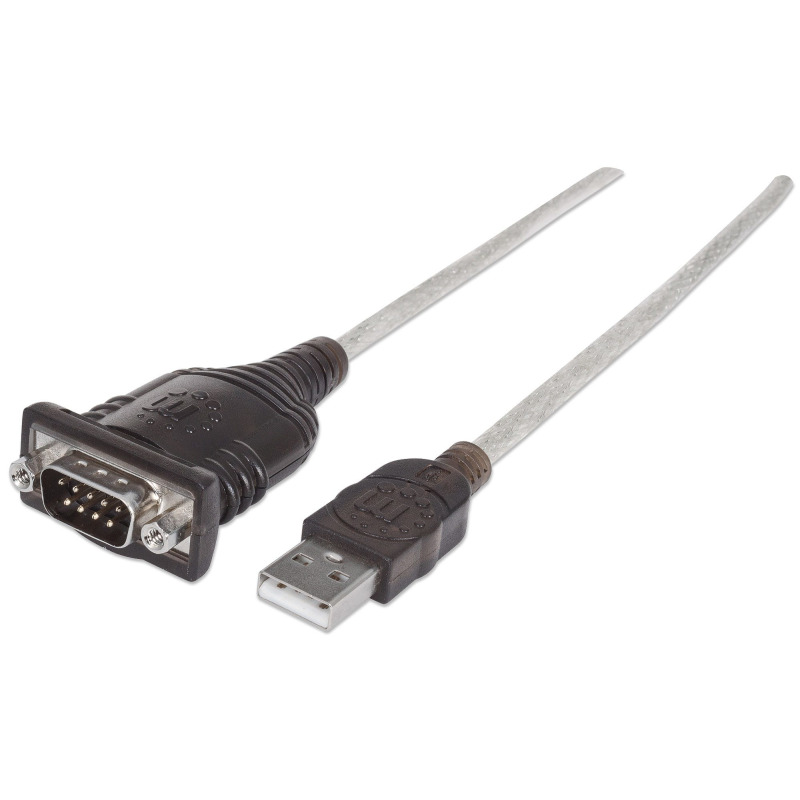 CONVERTIDOR USB A SERIAL DB9M 0.45 M 256 KBP MANHATTAN