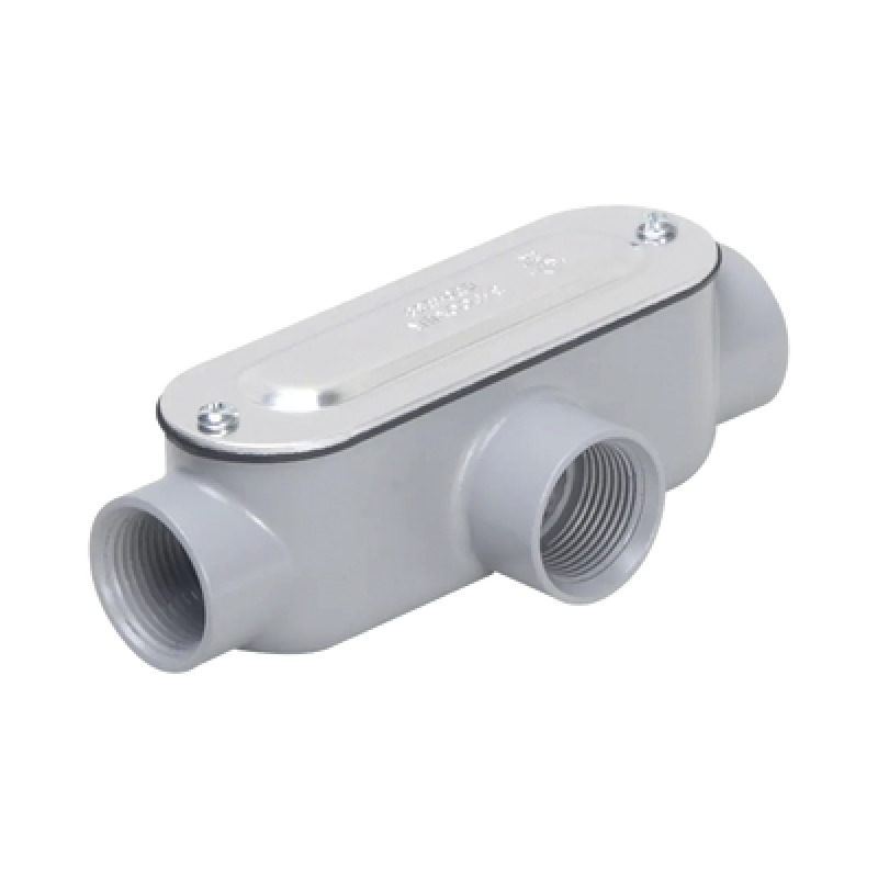 Caja Condulet tipo T de 1/2 127 mm / Con tapa y empaque