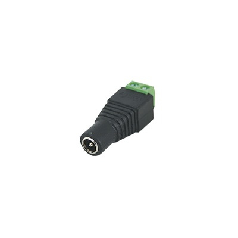 EPCOM ADAPTADOR HEMBRA TIPO JACK DE 3.5MM POLARIZADO DE 12VCD CON TERMINALES TIPO TORNILLO / POLARIZADO  / IDEAL PARA CAMARAS