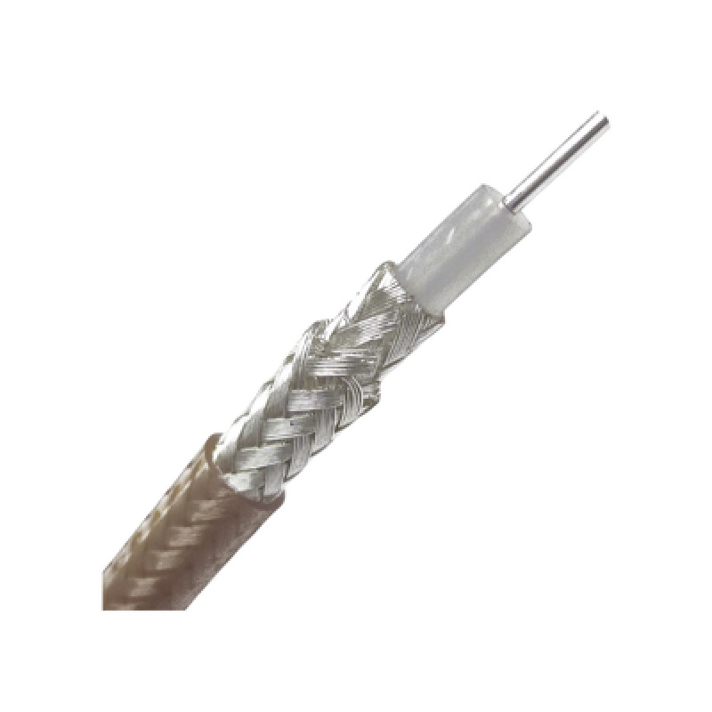 Metro de Cable Coaxial Tipo RG142 Doble Malla 50 Ohms
