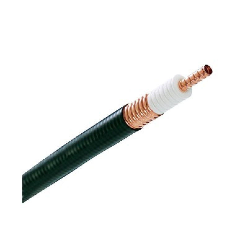 Cable coaxial HELIAX 11/4 cobre corrugado blindado impedancia 50 Ohms