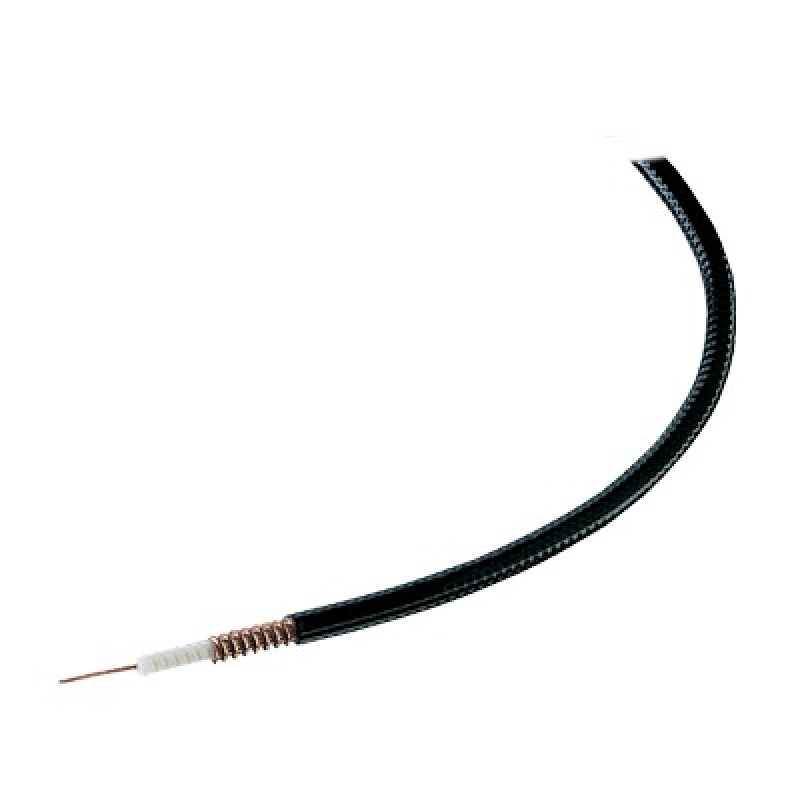 Cable coaxial HELIAX de 1/4 cobre corrugado superflexible blindado 50 Ohms