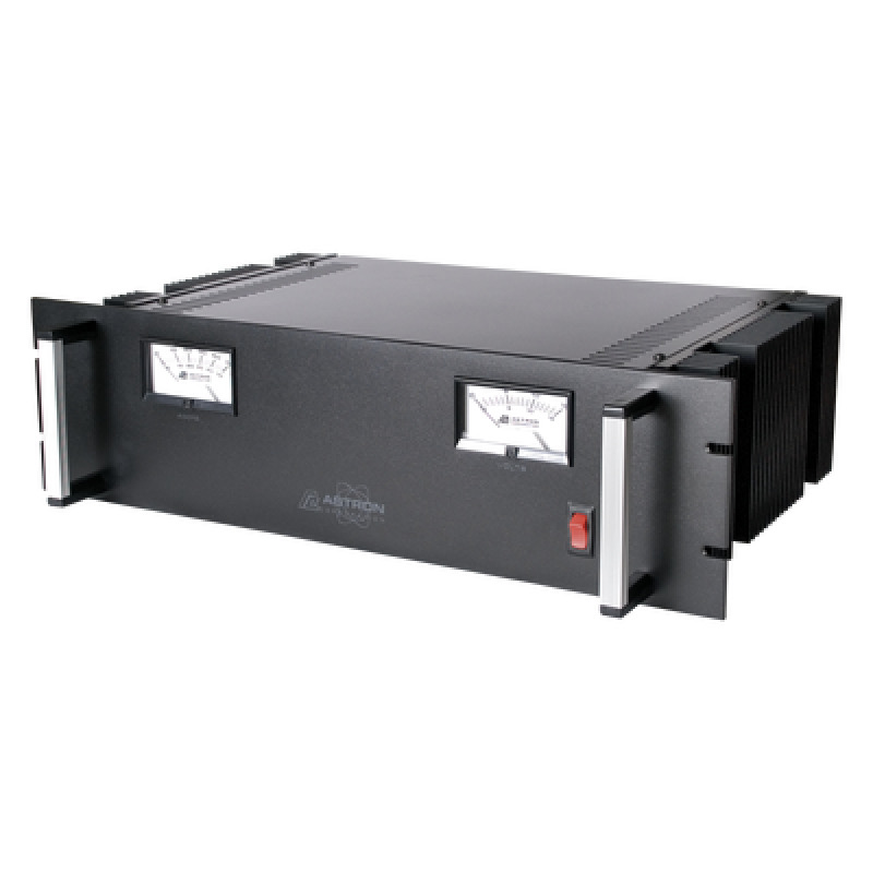 Fuente de poder  138Vcc 35A lineal regulada con circuito cargador de baterías para instalación en rack