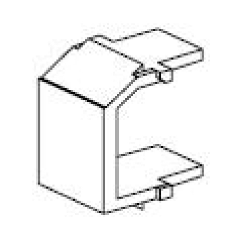 Módulo de tapa ciega Inserto Ciego Tipo Keystone Color Negro 1 Pieza