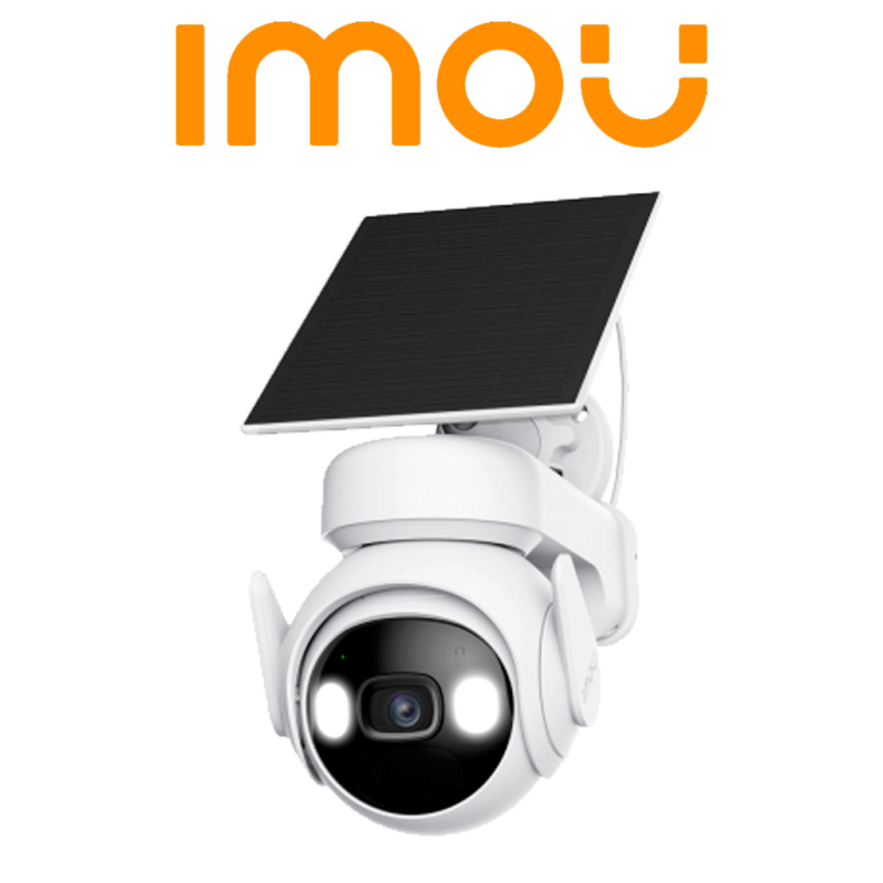 IMOU CELLPTKit (KIT/IPC-K9EN-3T0WE/FSP12-TYPEC)  - Kit de Cámara WiFi Cell PT de 3MP con panel solar, lente de 3.6mm y 88° de apertura, audio bidireccional y sensor PIR integrado para seguridad avanzada.