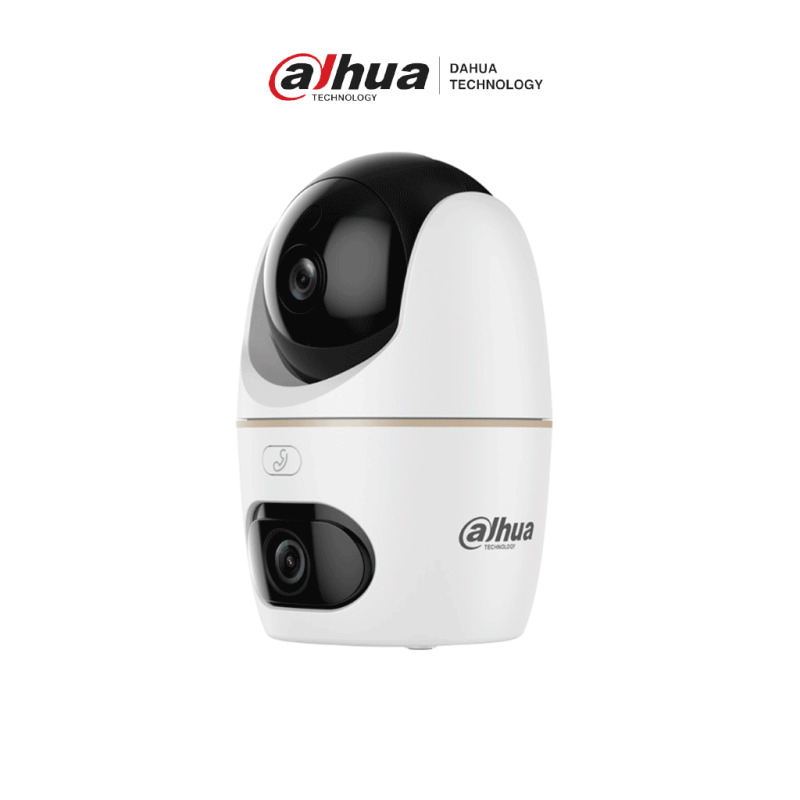 DAHUA DH-HPT1339DD-STW-3E2-IL - Cámara IP Dual  3MP/ 30 m IR y Luz cálida/ Audio bidireccional/ Deteccion de humanos y mascotas/ Disuación activa/ Seguimiento automático/ Ranura Micro SD/#LoNuevo