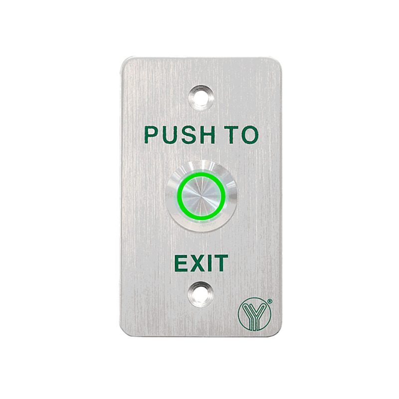 YWP880BLED - Botón Liberador de Puerta con Led / Aprueba de Agua IP68 para Exterior / Acero Inoxidable