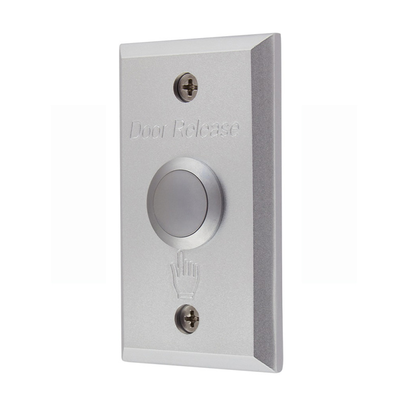 YLI ABK800A - Botón liberador con estructura de aluminio función normalmente abierto y cerrado/ caja de instalación clave 76017