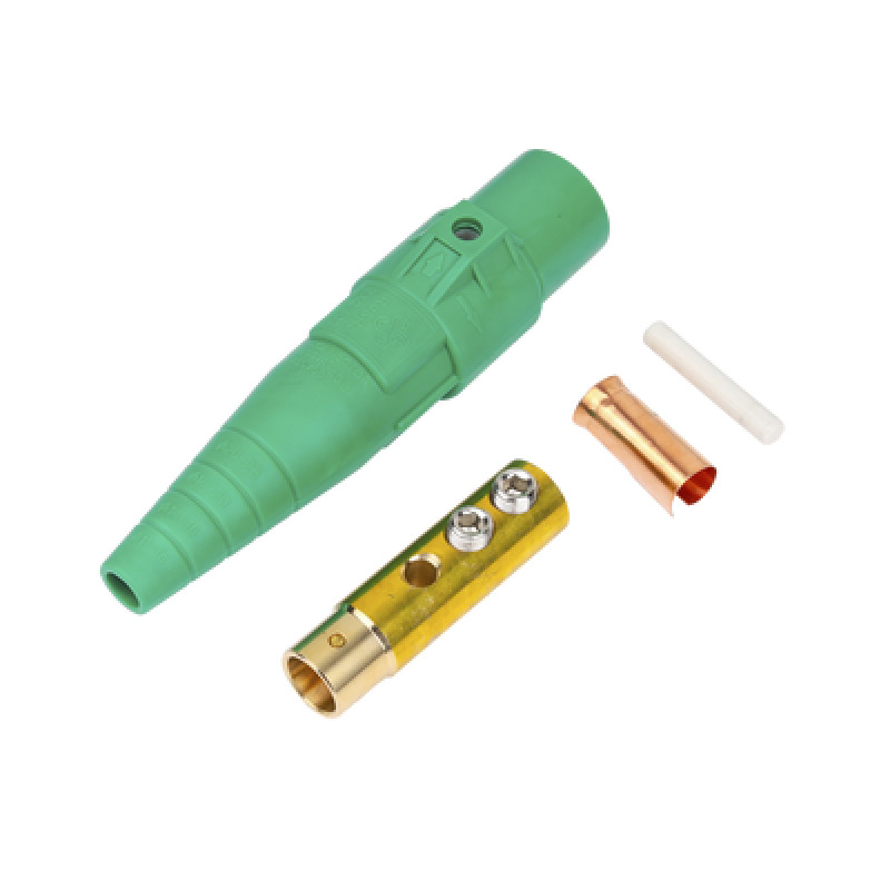 Conector camlock 400 AMPERES HEMBRA COLOR VERDE