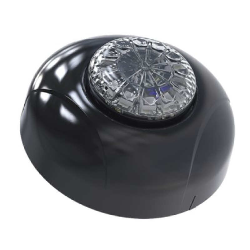 Estrobo Oculto de 12 LED Brida negra 12 Vcd Clara Lente transparente