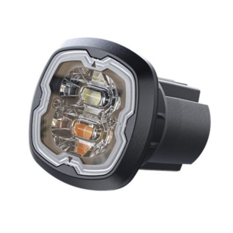 Estrobo Oculto 6 LED Claro SAE Clase I Empotrable Lente Transparente