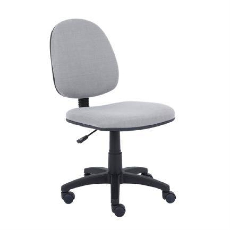 SILLA BÁSICA NEXTEP NE-650BG ALTURA AJUSTABLE, TELA GRIS CON BASE GIRATORIA