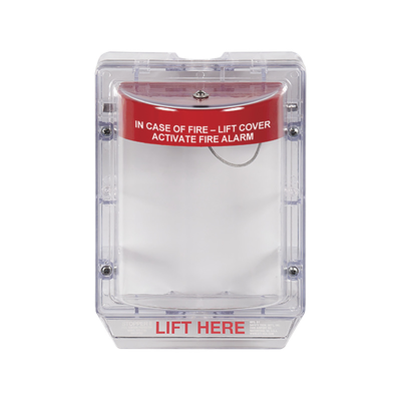 Protector para Estación de Jalón con Espaciador Texto en Ingles