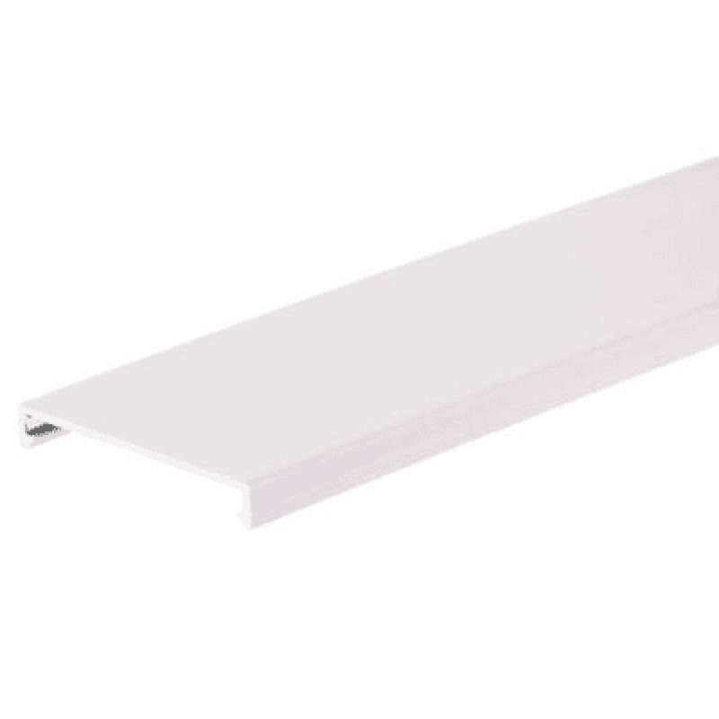 Tapa para Canaleta Ranurada de 826 mm de Ancho 18288 mm de Largo Color Blanco