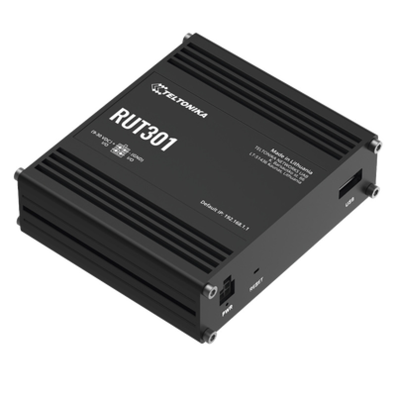 Router Industrial con 5 Puertos Ethernet / RutOS Seguro y Avanzado / Firewall y VPN Integrados / I/O Digital / Administración Remota RMS