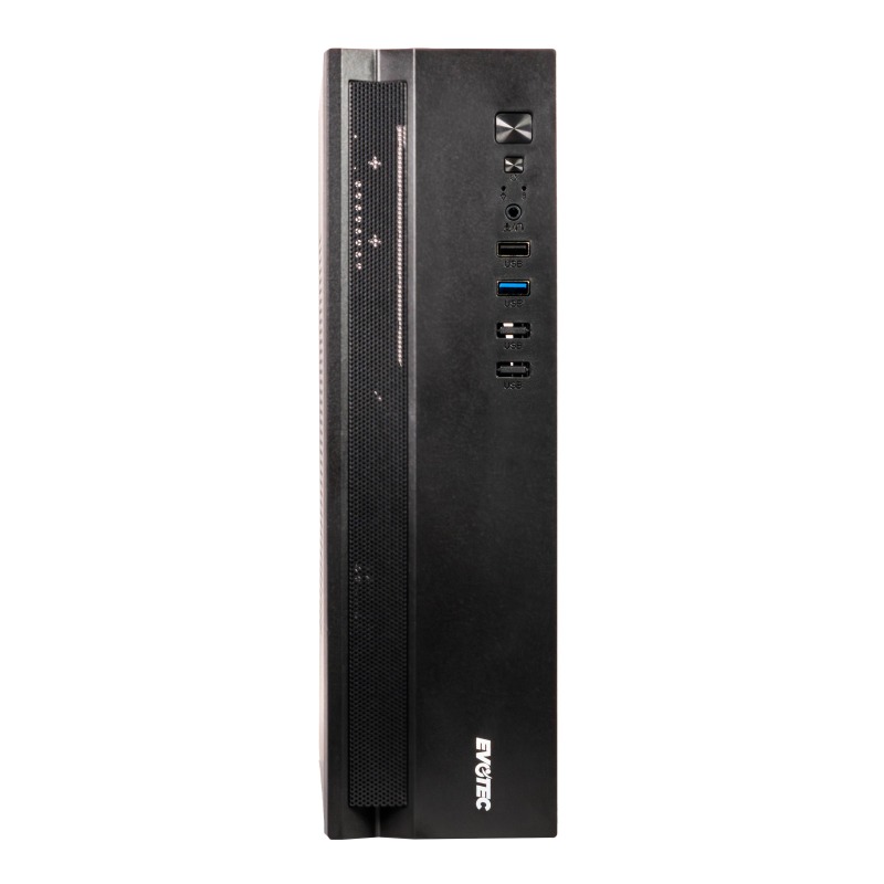 Gabinete Slim Córdova micro ATX con fuente de 500W