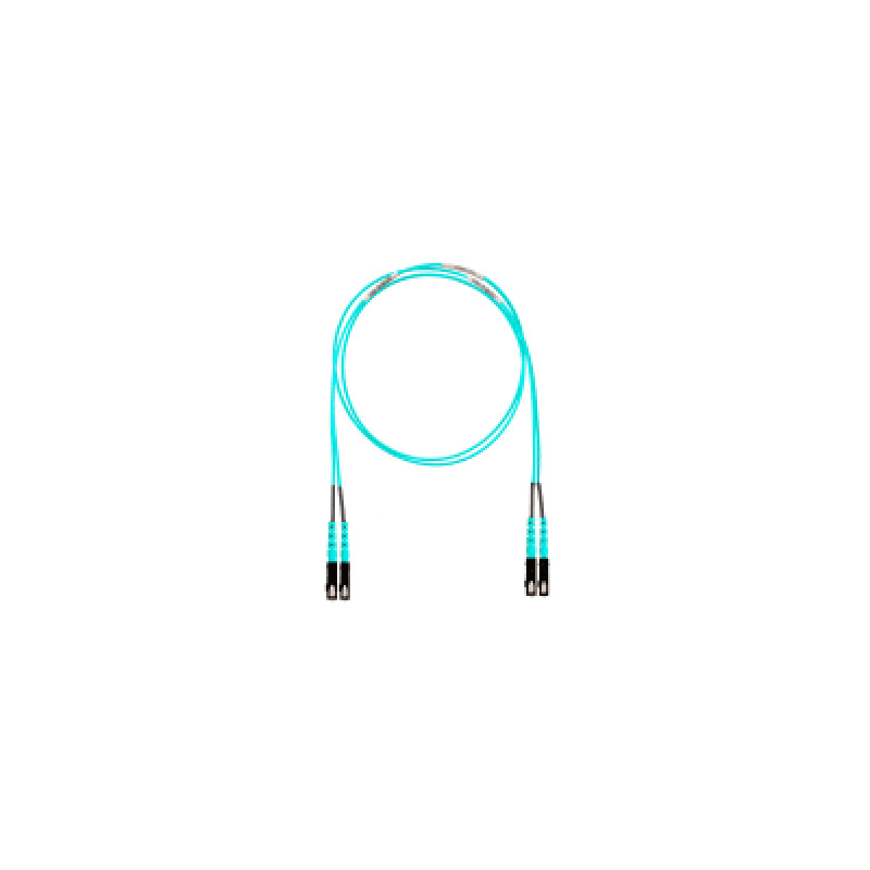 Jumper de Fibra Óptica Multimodo 50/125 OM4 SCSC Duplex OFNR Riser Color Aqua 3 Metros