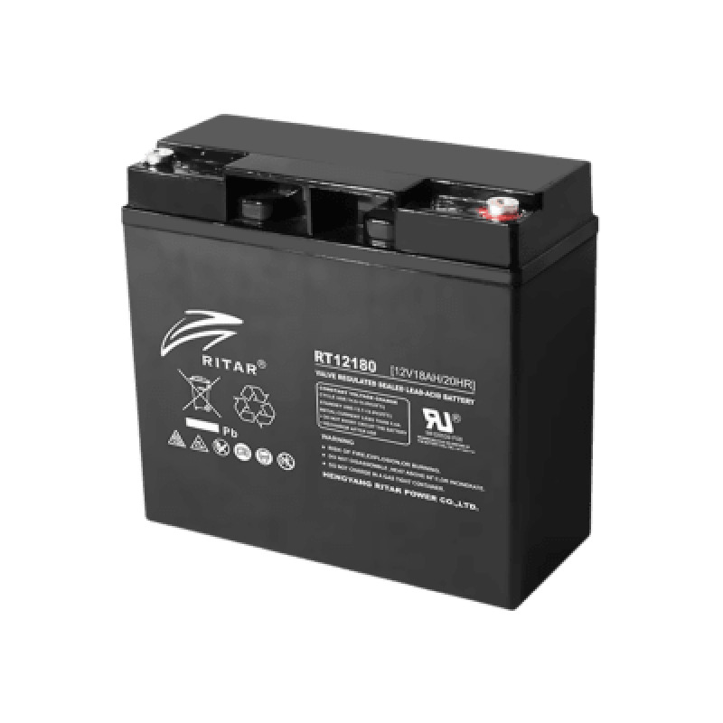 BATERÍA CYBERPOWER (RB1218) 12V/18AH, ENSAMBLE PARA MODELO TRIFÁSICOS DE 10KVA. 1 AÑO DE GARANTÍA.
