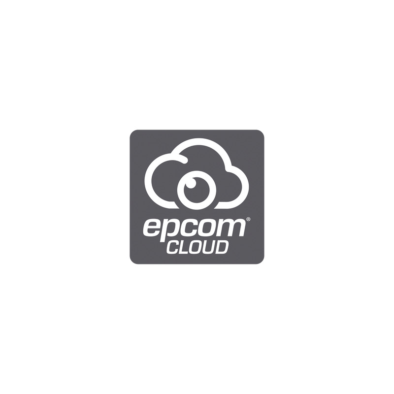 Suscripción Anual Epcom Cloud / Grabación en la nube para 1 canal de video a 8MP con 365 días de retención / Grabación por detección de movimiento