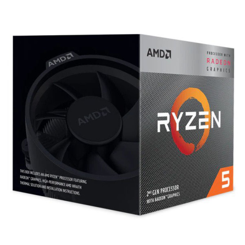 AMD Ryzen 5 3400G procesador 3.7 GHz 4 MB L3 Caja