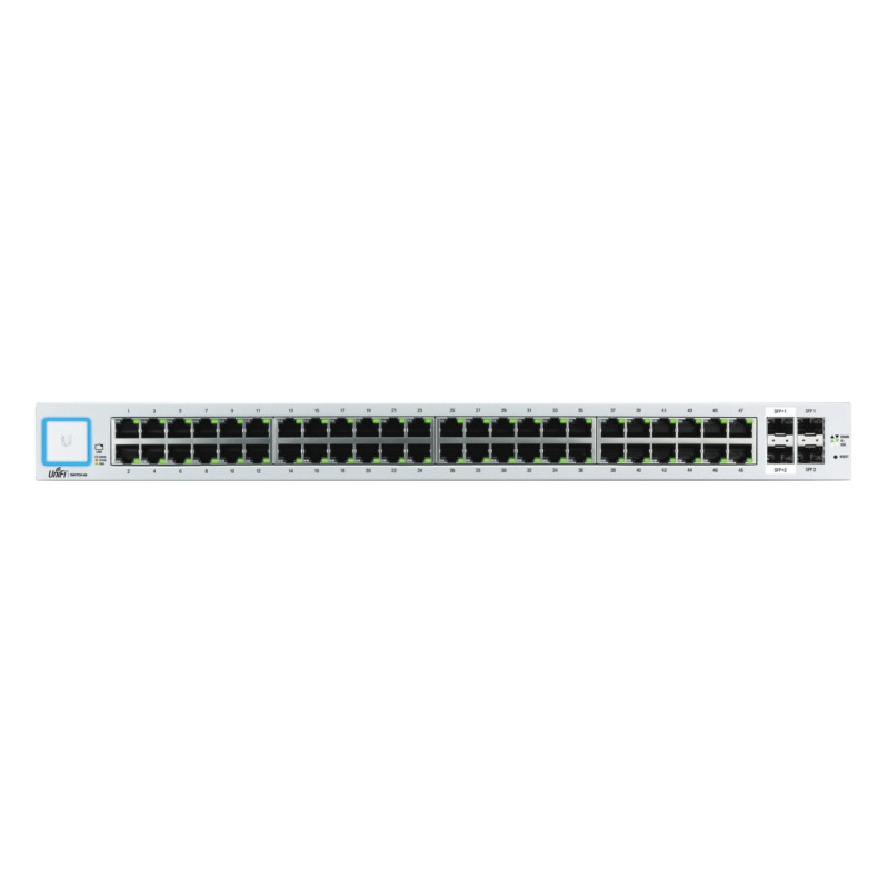 Switch UniFi administrable de 48 puertos 10/100/1000 2 SFP y 2 SFP Sin PoE