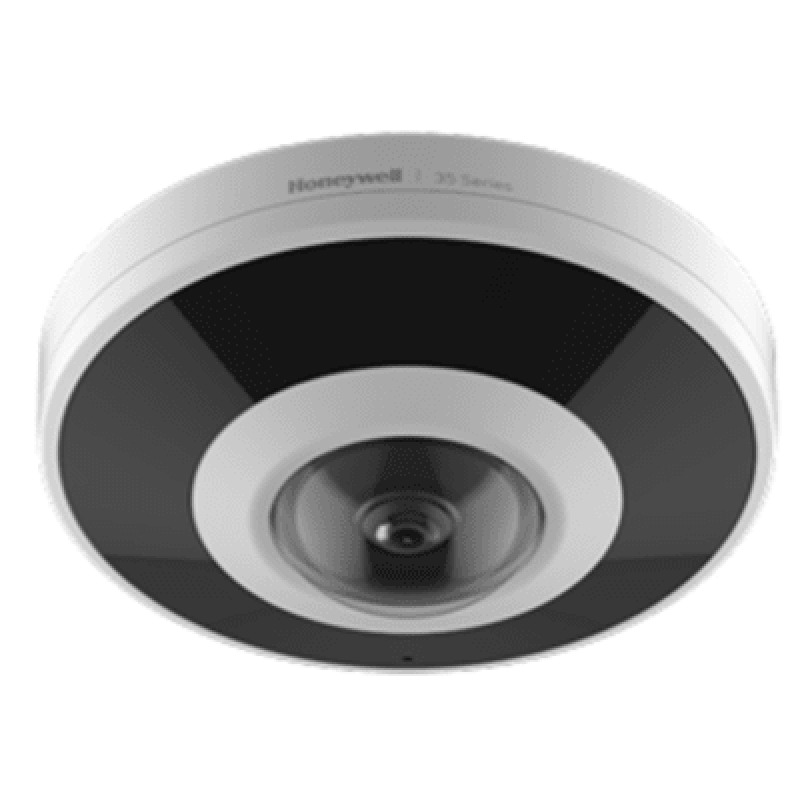 Cámara Fisheye 35 Series 6MP / 12MP / Visión 180 / WDR 120 dB / IR 20 mts / IP67 IK10 / H265 HEVC / Audio Bidireccional / Análisis de Video / Compatibilidad ONVIF / PoE