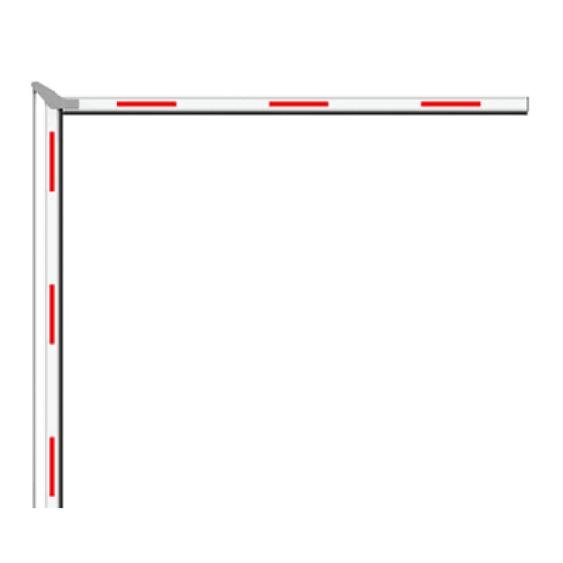 Brazo Articulado 3 mts 1515 para Barreras Hikvision Serie DSTMG520 / Requiere Enganche Articulado