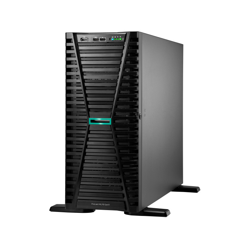 HPE Servidor ProLiant ML110 Gen11 3508U 2.1 GHz 8c 1P 1 x 32 GB-R 4 LFF 2 HDD de 4 TB fuente 1x500W LA