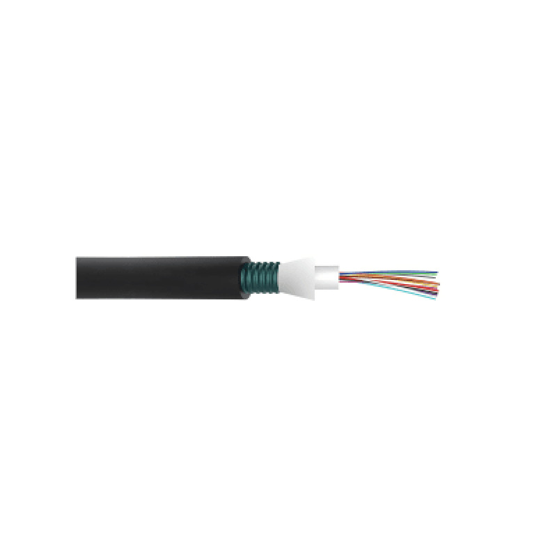Cable de Fibra Óptica de 24 hilos Monomodo OS2  Interior/Exterior Armada Loose Tube 250um OFCP Plenum Precio Por Metro