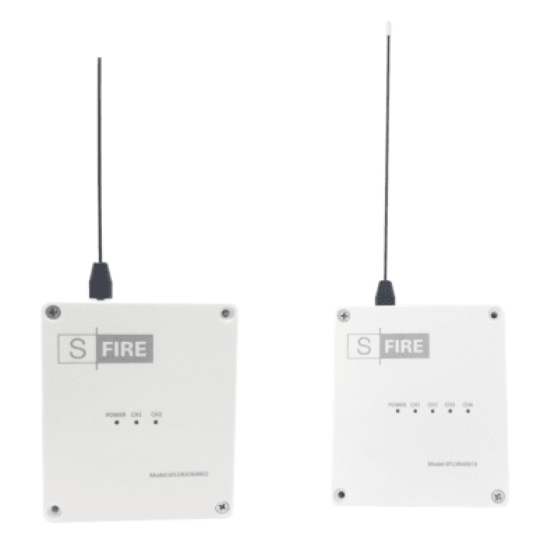 KIT de Transmisor  Receptor inalámbrico / Distancia máxima de transmisión 2500 metros Linea de vista / Receptor con 4 salidas