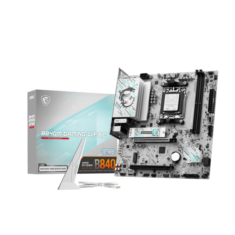 MOTHERBOARD MSI (B840M GAMING WIFI6E) SOCKET AM5, 2*DDR5 8000, HDMI,DP, M-ATX