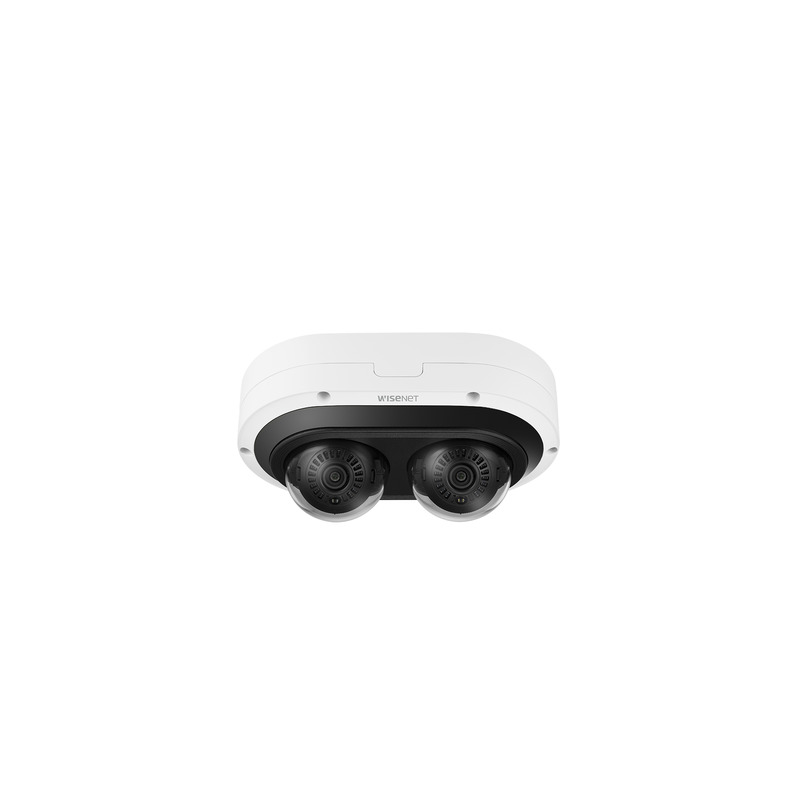Camara Multi sensor IP 6MP x 2 CH con Inteligencia Artificial / Lente Mot  354 a 669mm / WDR 120dB / H265 / RanuraSD / Protección IP67 IK10 NEMA4X / IR 25m