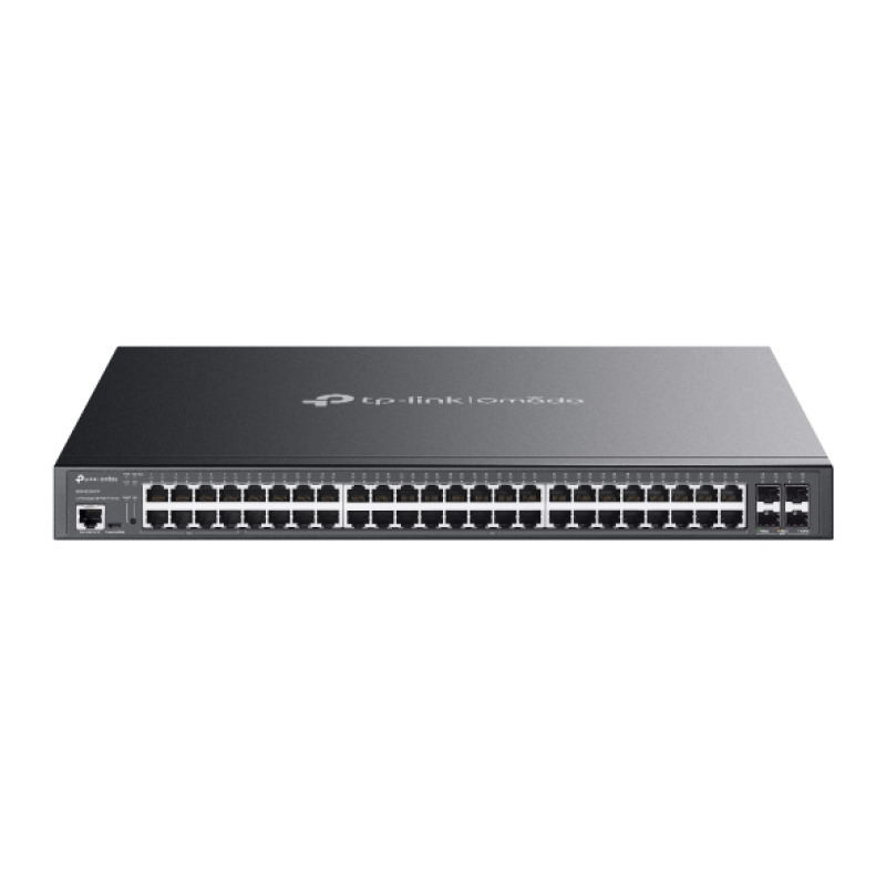 Switch TP-Link Omada SG3452XMPP administrable L2+ 48 puertos gigabit PoE (8x PoE++ max. 90W 40x PoE+ max. 30W) max. total 750W 4x SFP+ 10Gbps