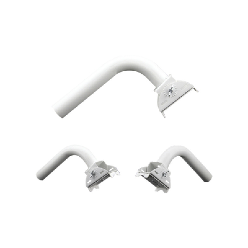 Montaje universal flexible para instalación en poste o pared compatible con equipos Ubiquiti Mimosa Cambium y Altai