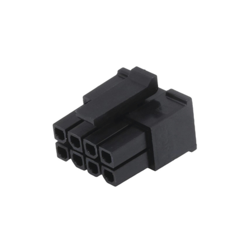 Conector Plug tipo MOLEX de 8 Contactos en Doble Fila a 30 mm para Pin Hembra