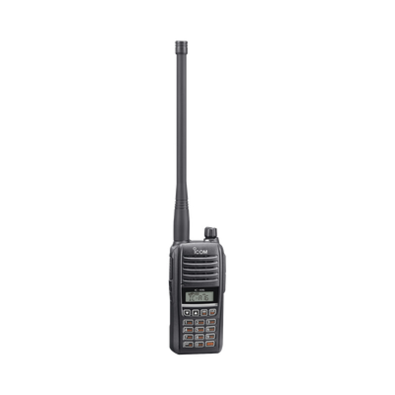 Radio portátil aéreo con Bluetooth incluido rango de frecuencia 11813699166MHz 6W PEP 200 canales alfanuméricos pantalla de 8 caracteres incluye batería cargador antena y clip