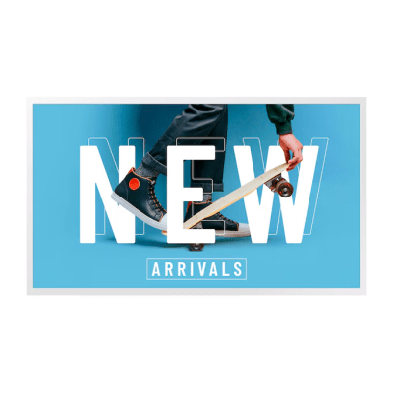 EPAPER para publicidad digital bateria incluida hasta 6 colores uso 24/7 VESA 200x200